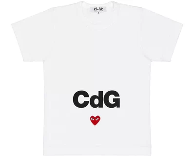 CDG Play T-shirt White